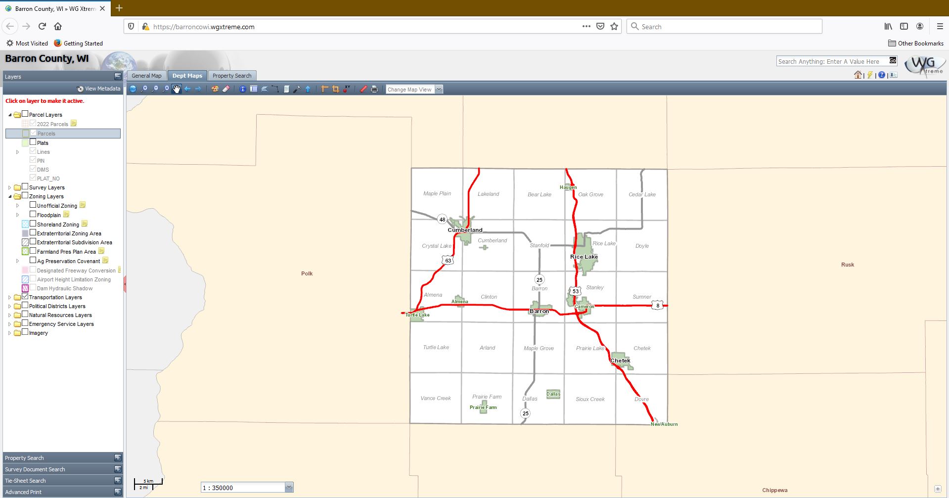 Barron County Wi Gis Gis Mapping - Barron County, Wi
